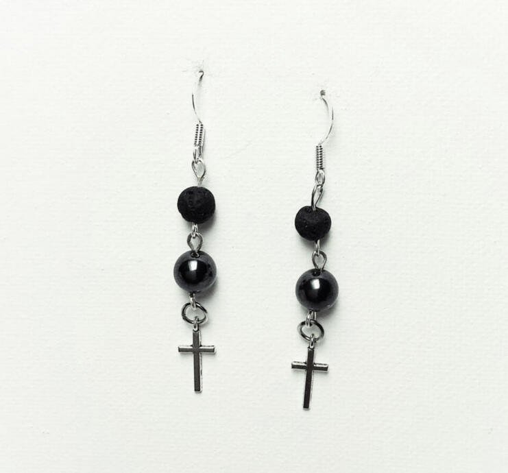 Sterling, Hematite + Lava